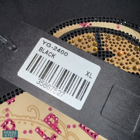 Left Point Limited Edition Bear Rhinestone Black T-Shirt Size XL NEW/NWT - Picture 11 of 11